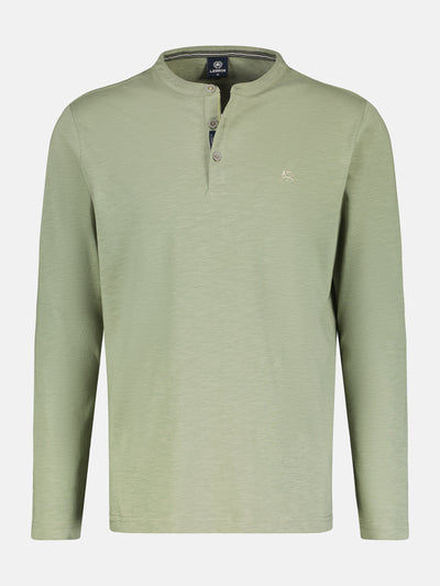 Men's long-sleeved Serafino