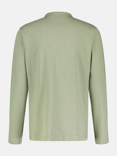 Men's long-sleeved Serafino