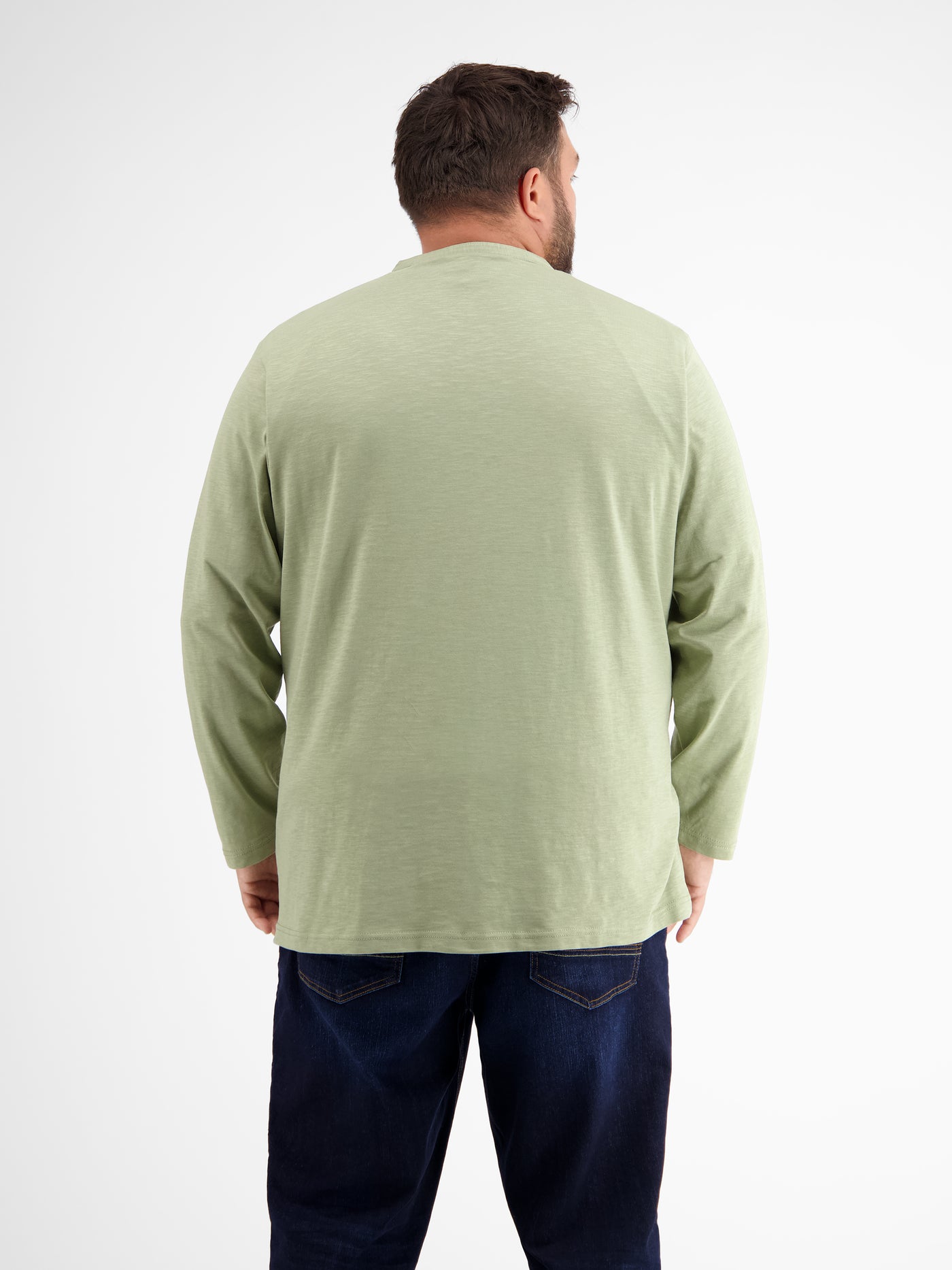 Men's long-sleeved Serafino