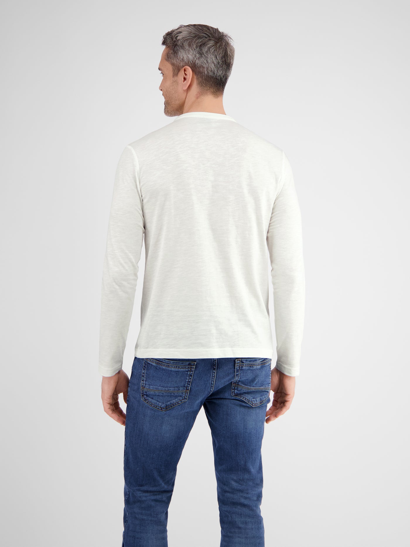 Men's Long Sleeve Serafino