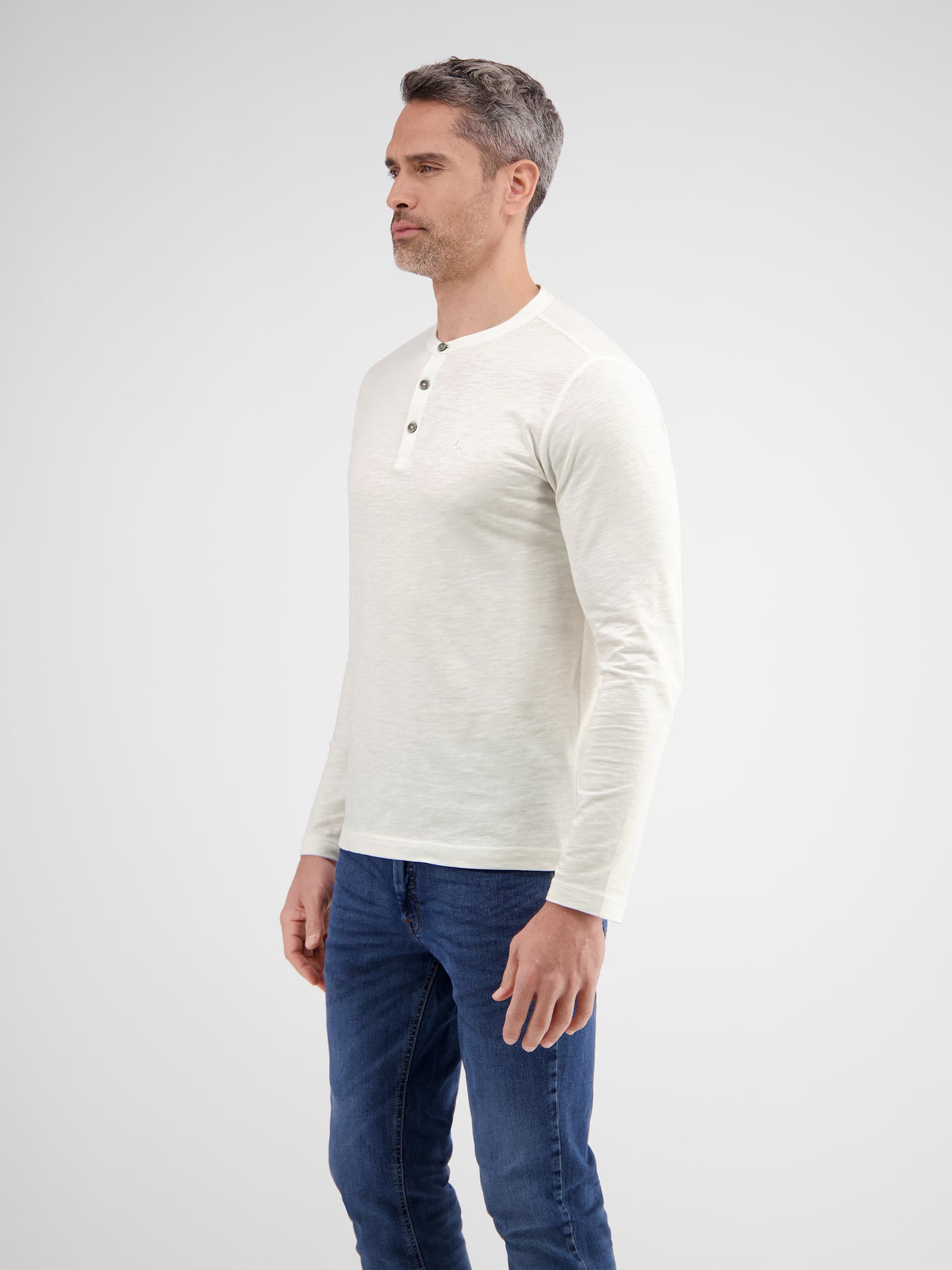 Men's Long Sleeve Serafino