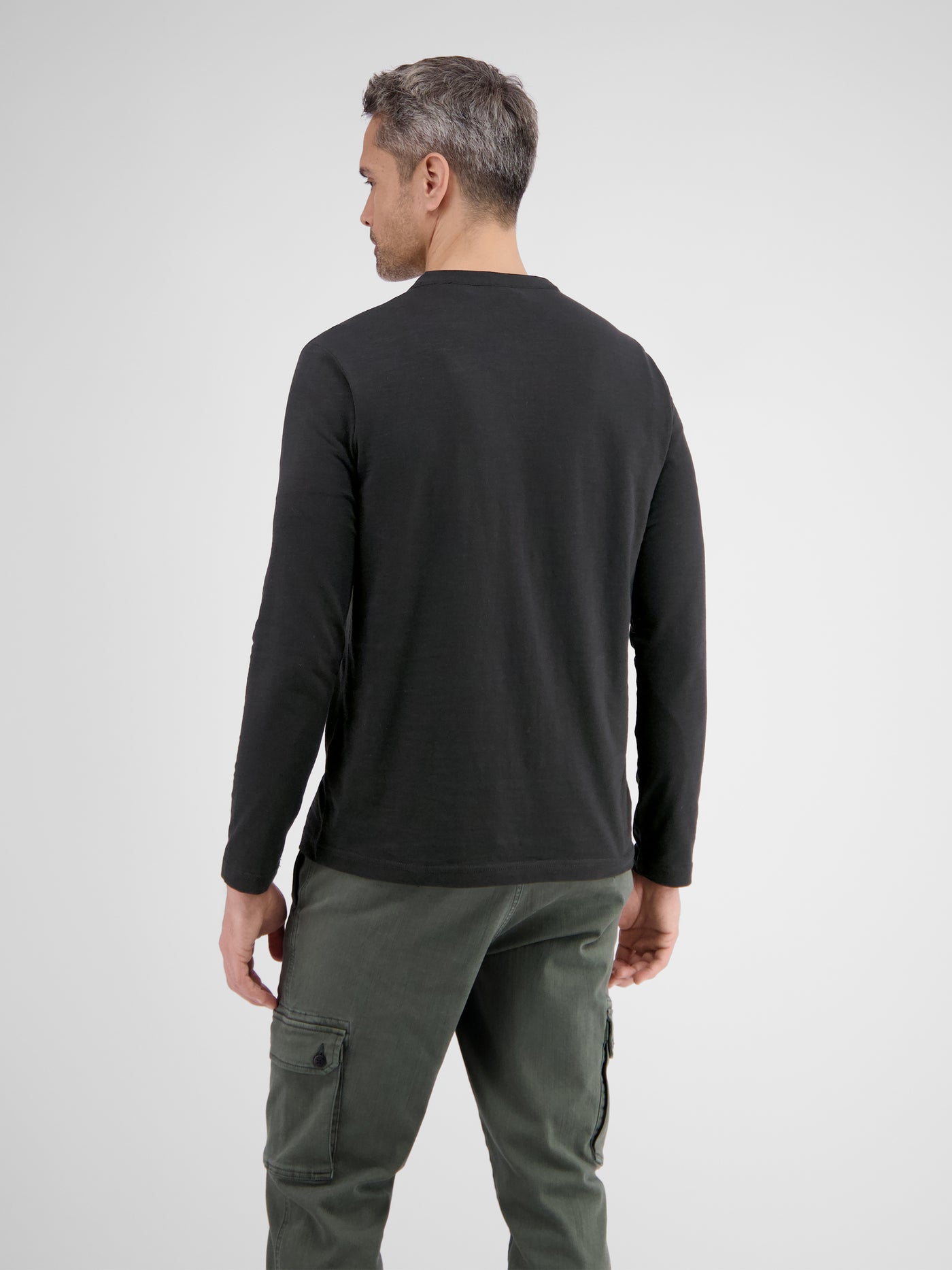 Men's Long Sleeve Serafino