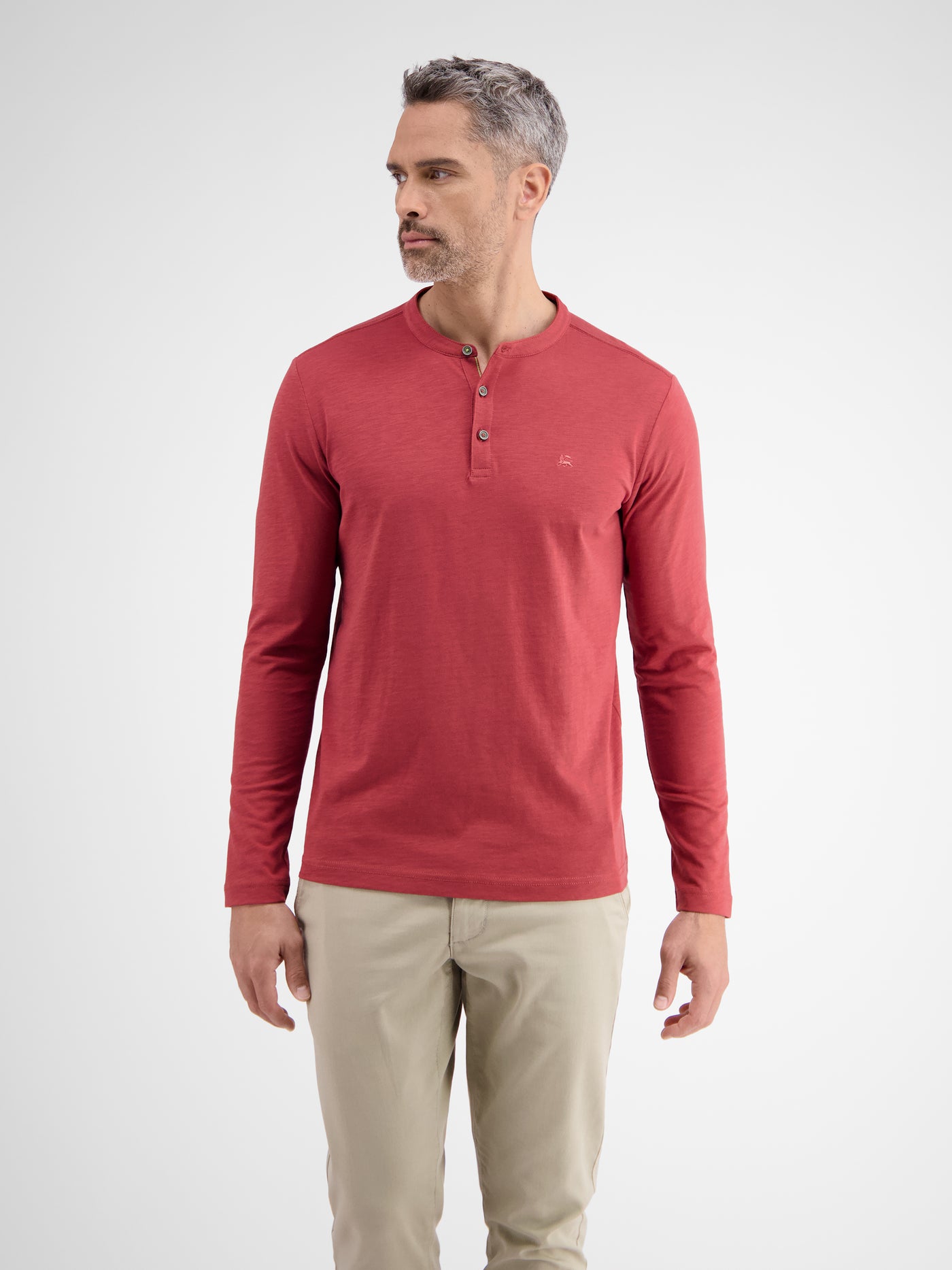 Men's Long Sleeve Serafino