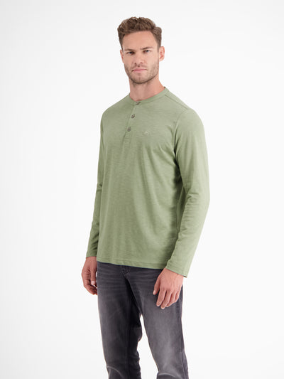 Men's Long Sleeve Serafino