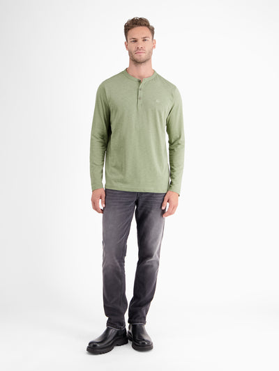 Men's Long Sleeve Serafino