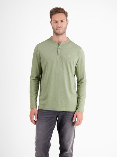 Men's Long Sleeve Serafino