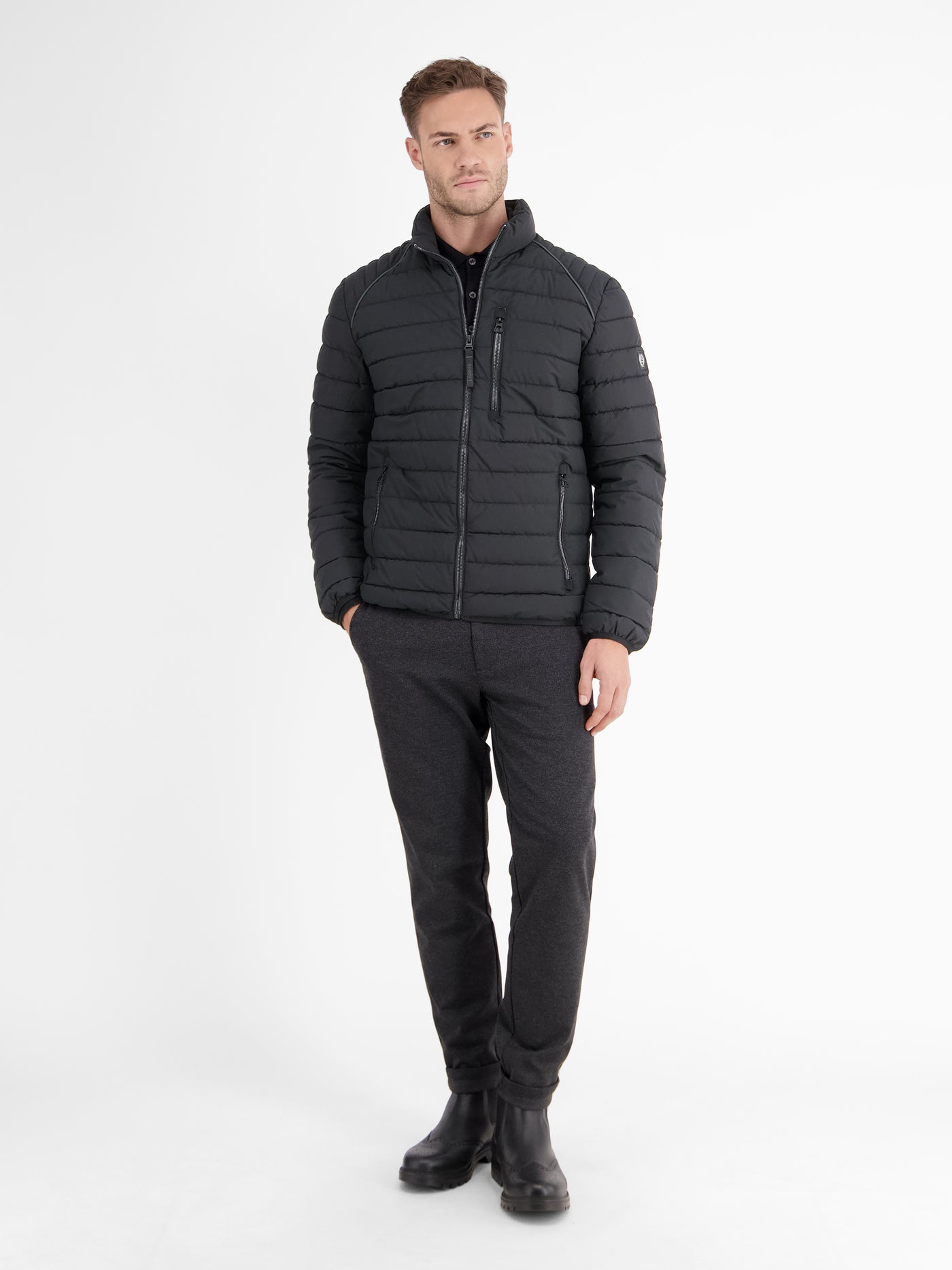 Lightweight men's functional quilted jacket