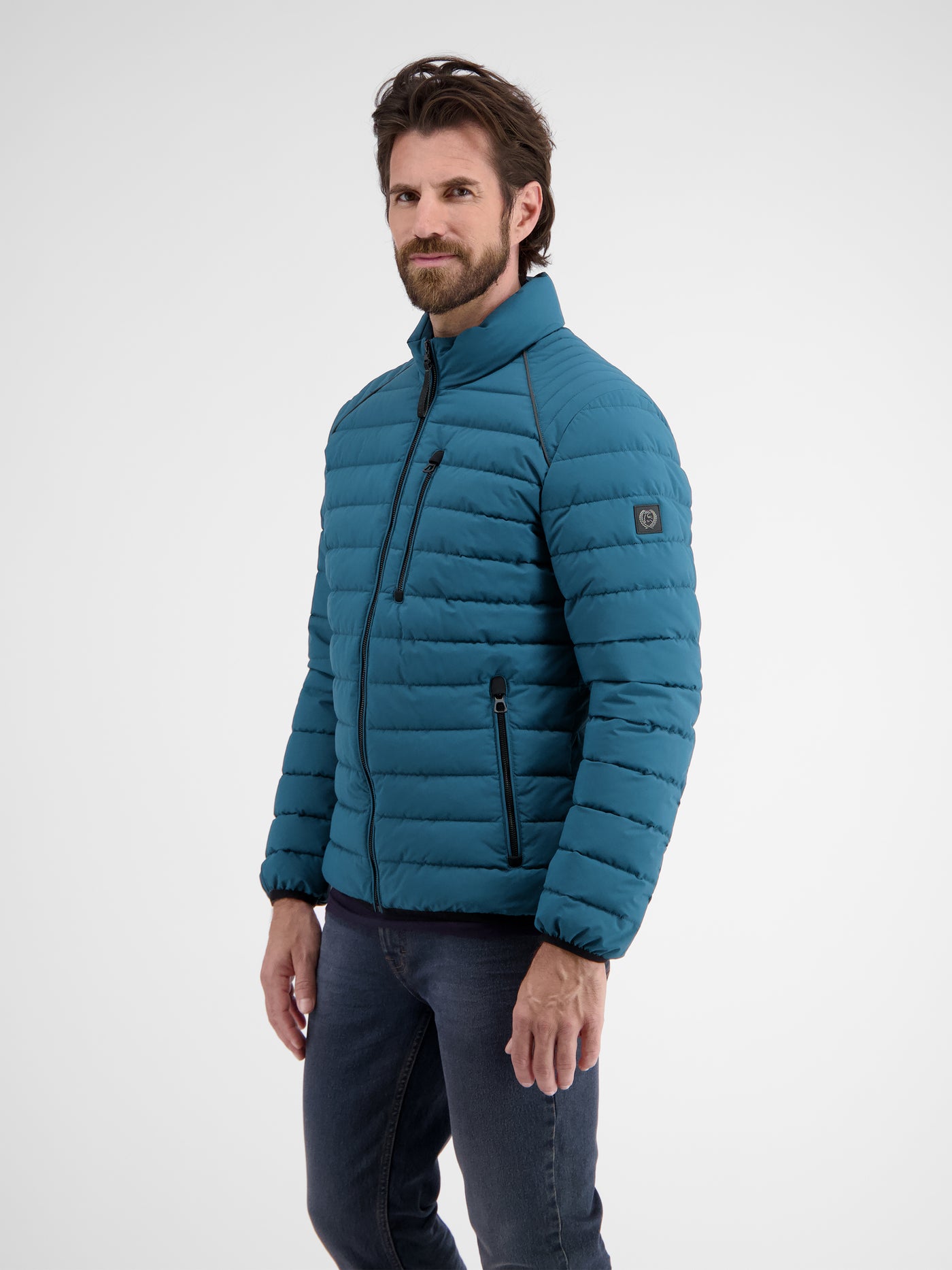 Lightweight men's functional quilted jacket