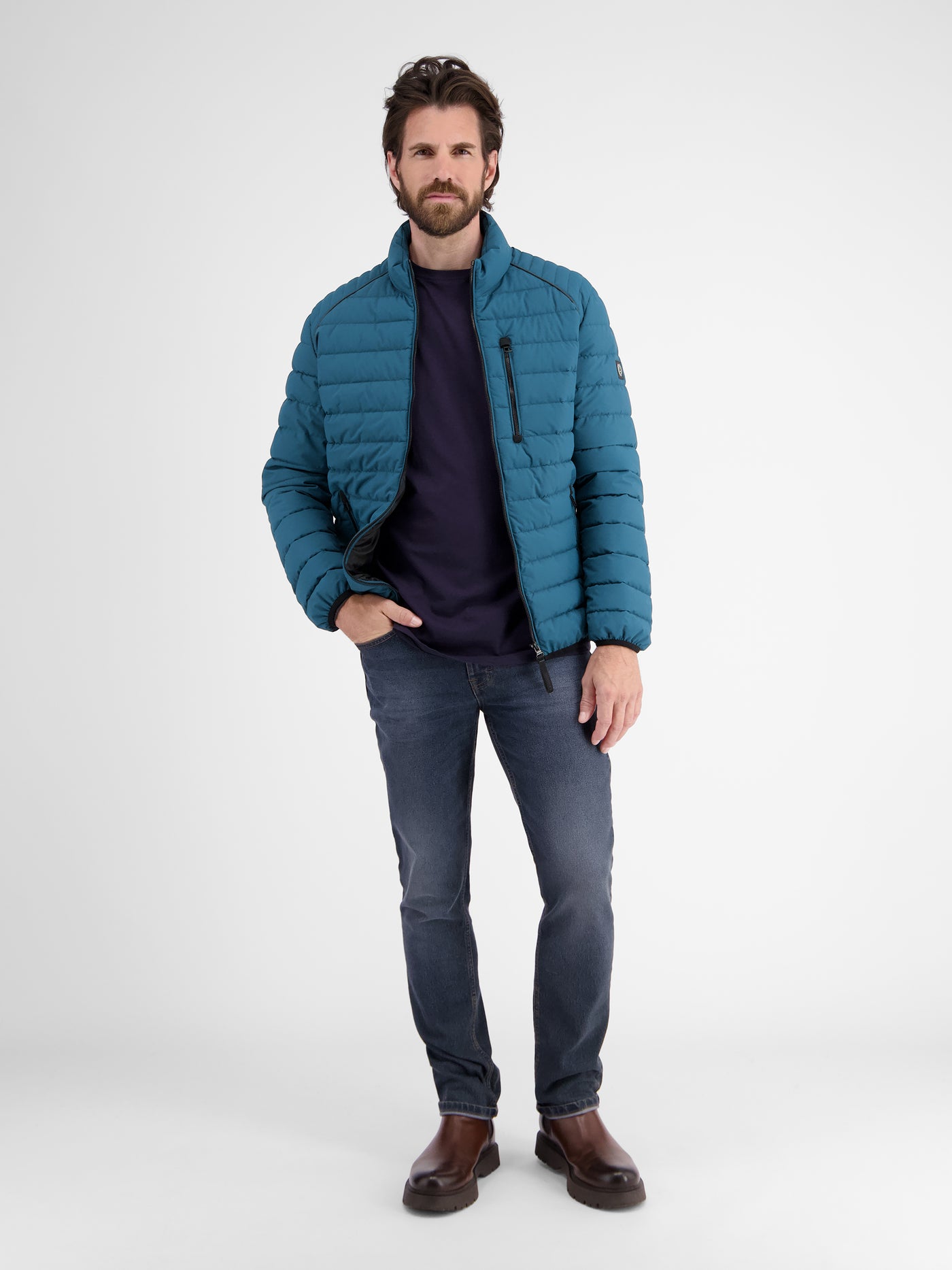 Lightweight men's functional quilted jacket