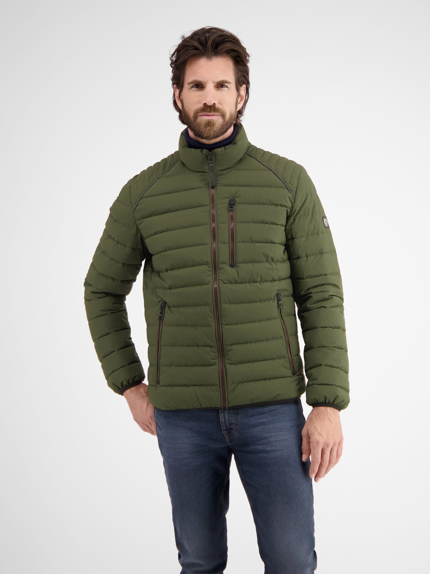 Lightweight men's functional quilted jacket