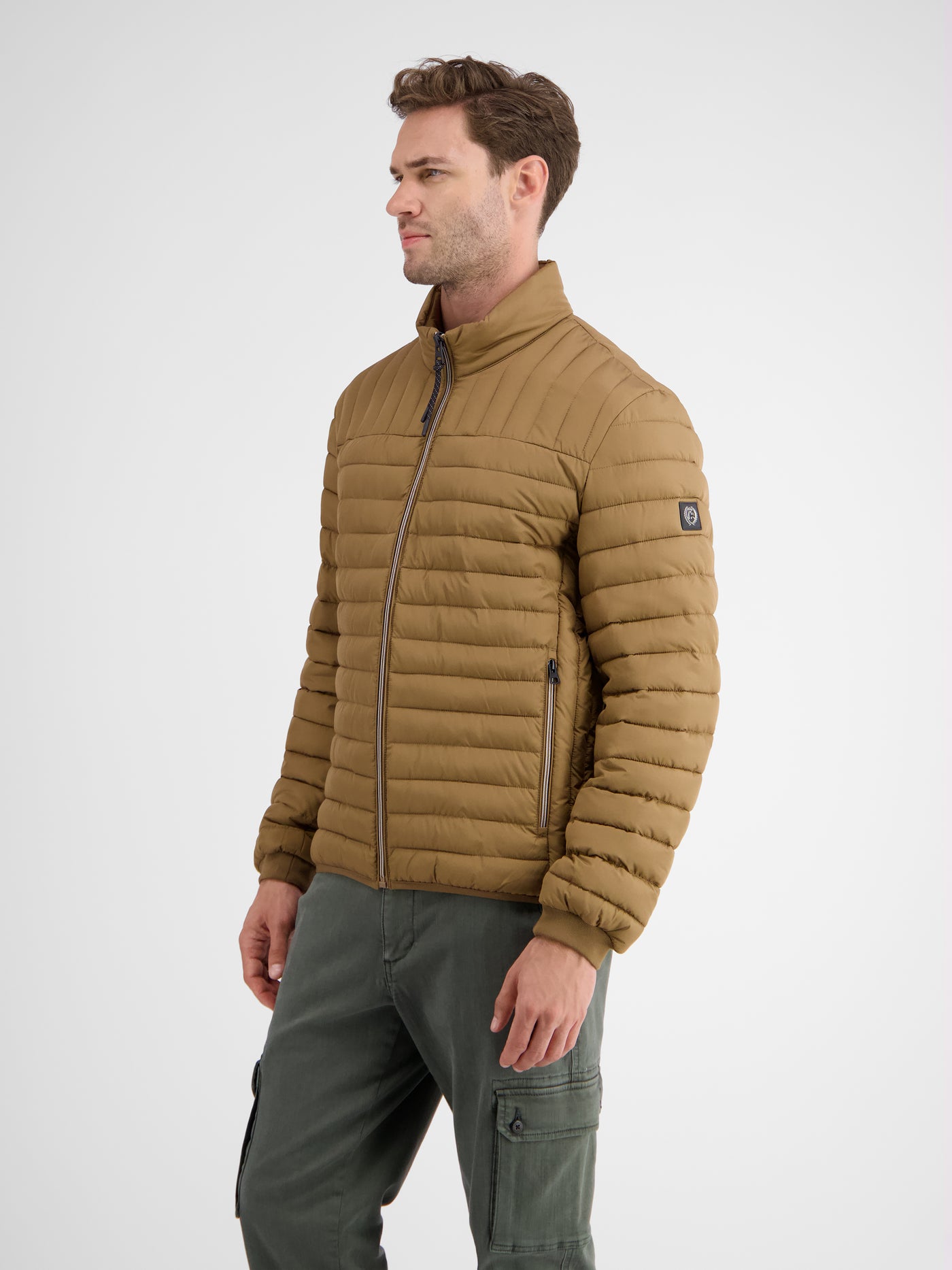 Lightweight men's quilted blouson