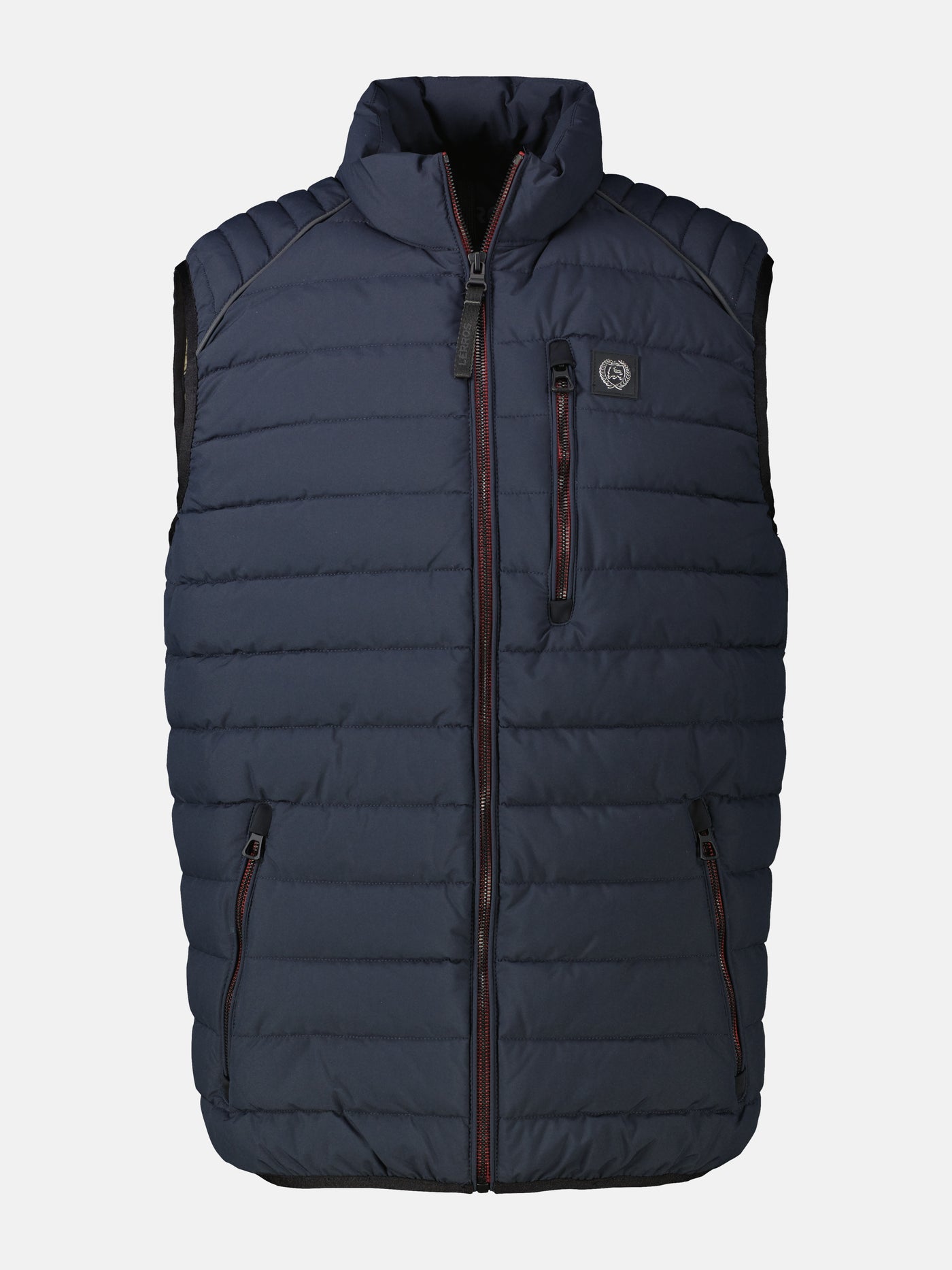 Lightweight men's quilted vest with features