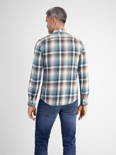 Check shirt made of soft twill quality, checked