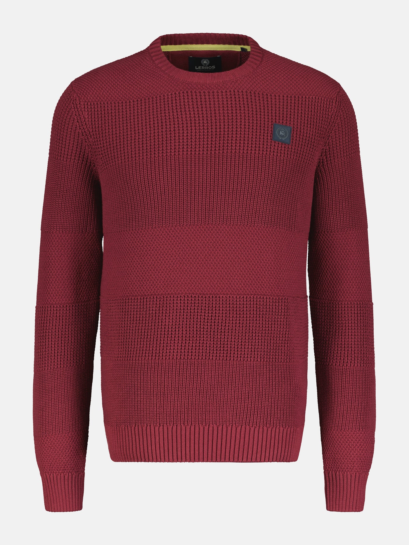 Herren Pullover in Strukturstrickqualität