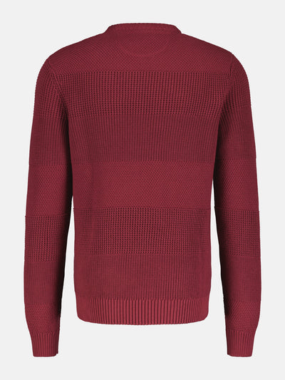 Herren Pullover in Strukturstrickqualität