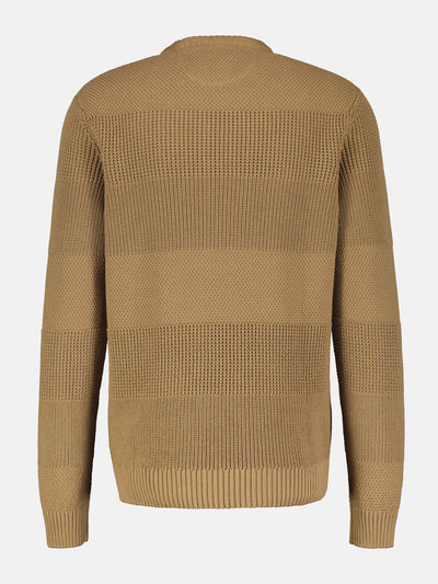 Herren Pullover in Strukturstrickqualität