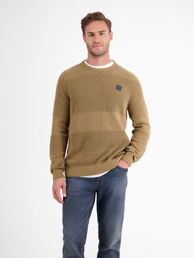 Herren Pullover in Strukturstrickqualität