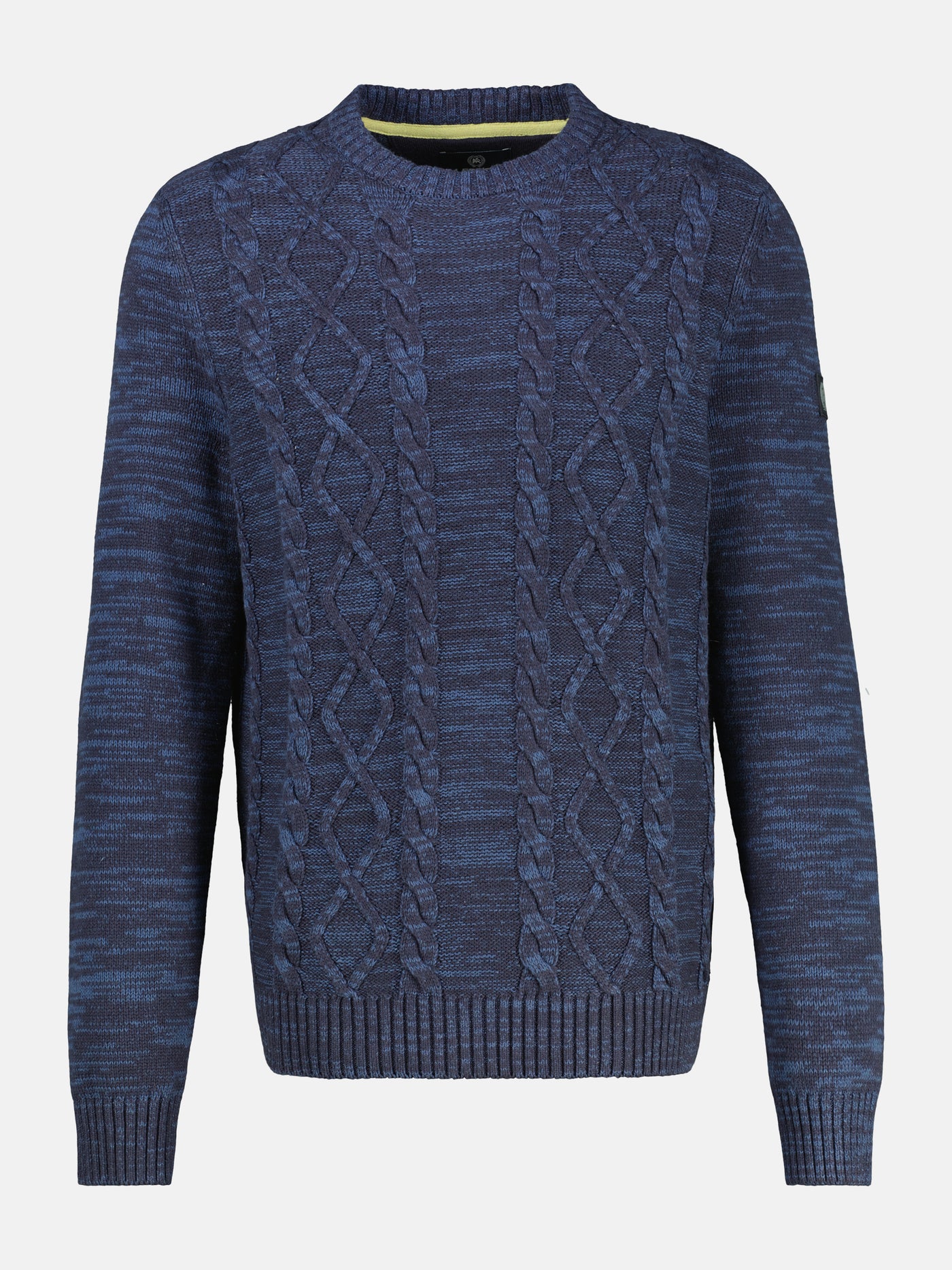 Herren Strickpullover mit klassisch-modernem Kabelstrickmuster