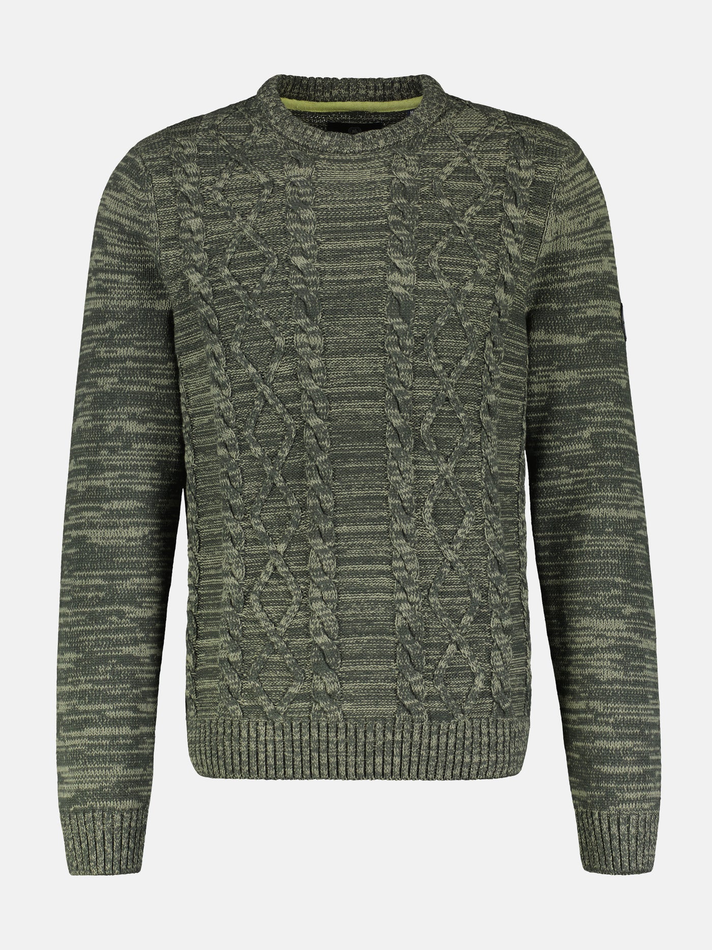 Herren Strickpullover mit klassisch-modernem Kabelstrickmuster