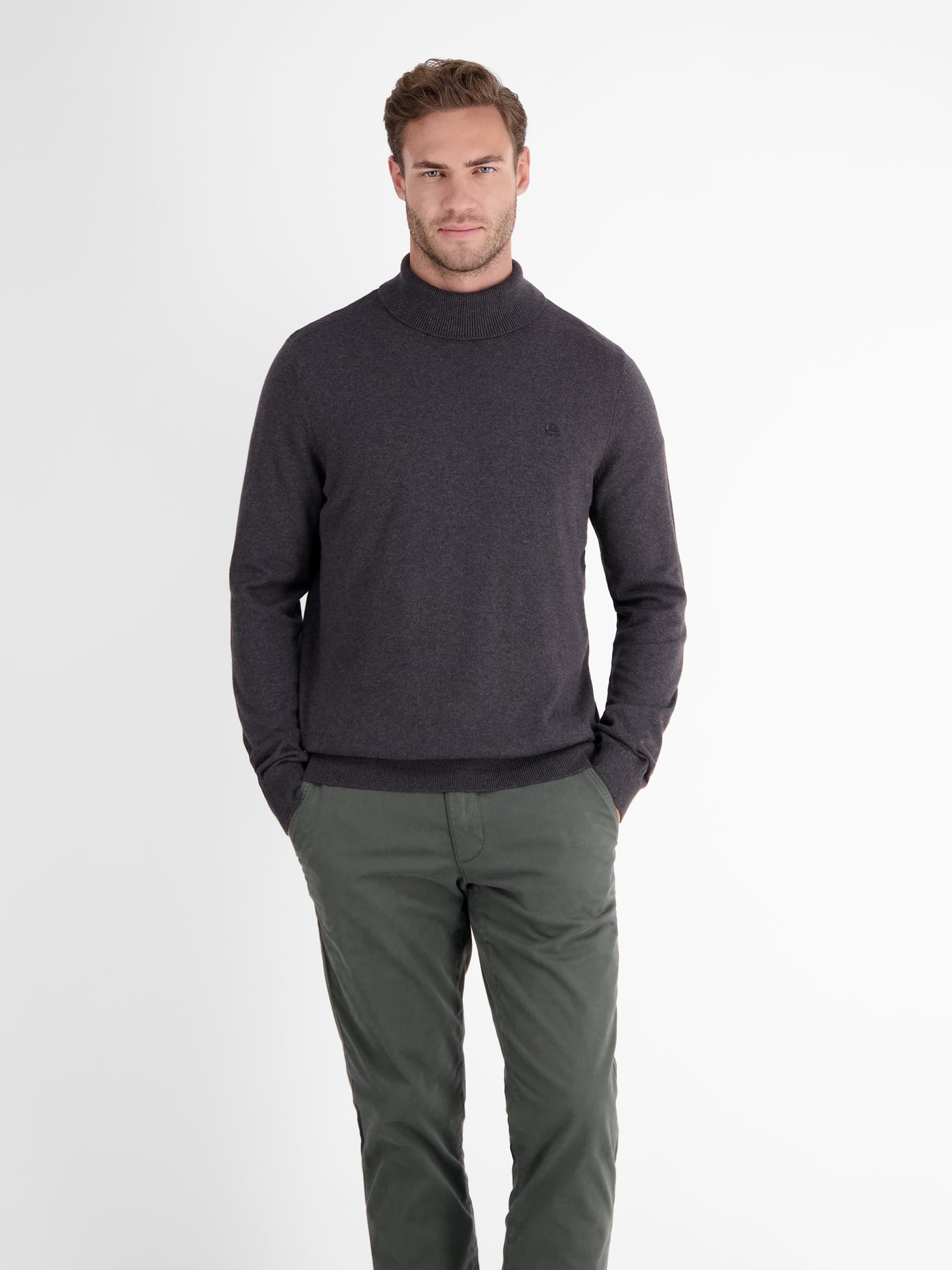 Turtleneck knitted sweater