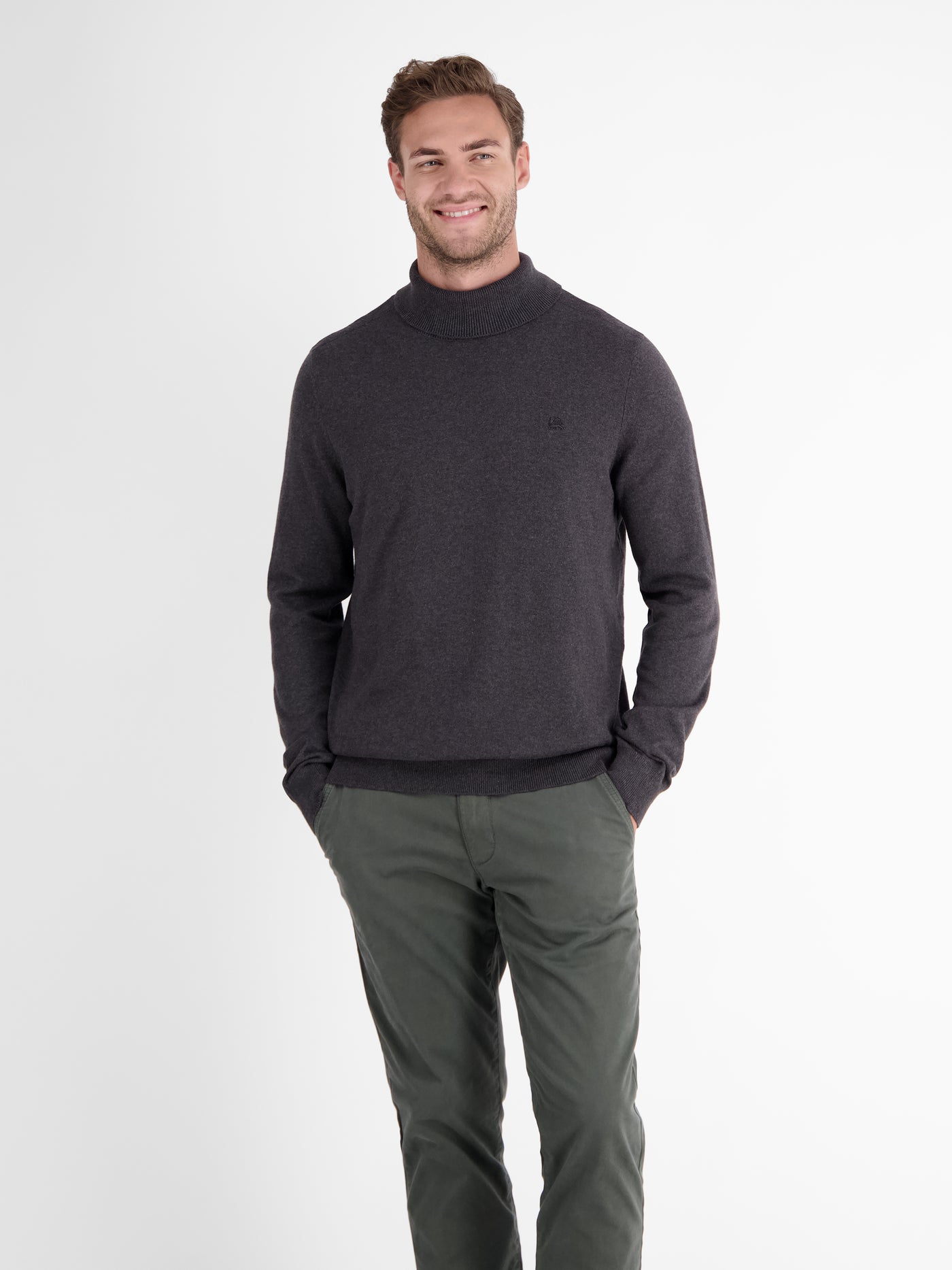 Turtleneck knitted sweater