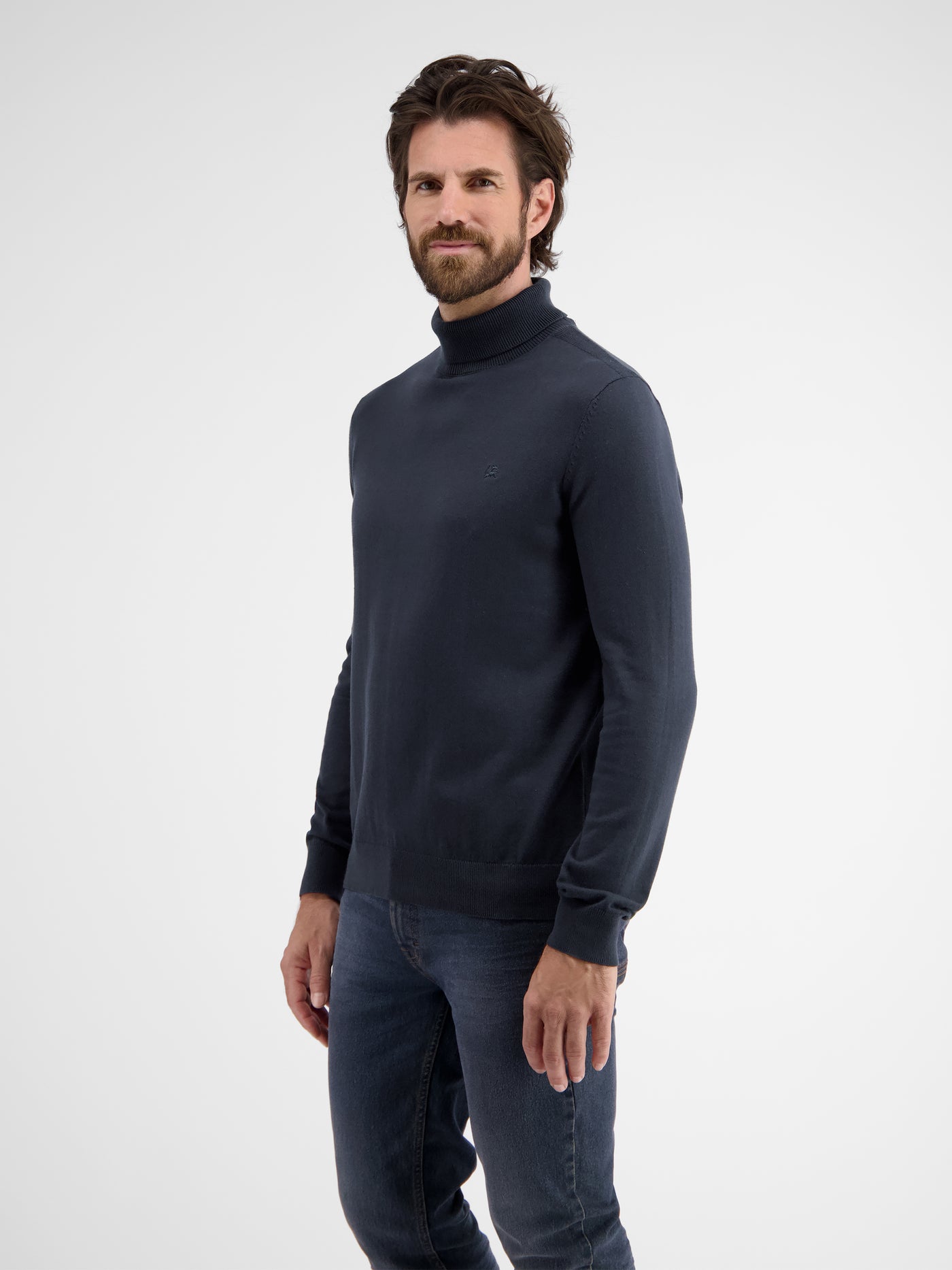 Turtleneck knitted sweater