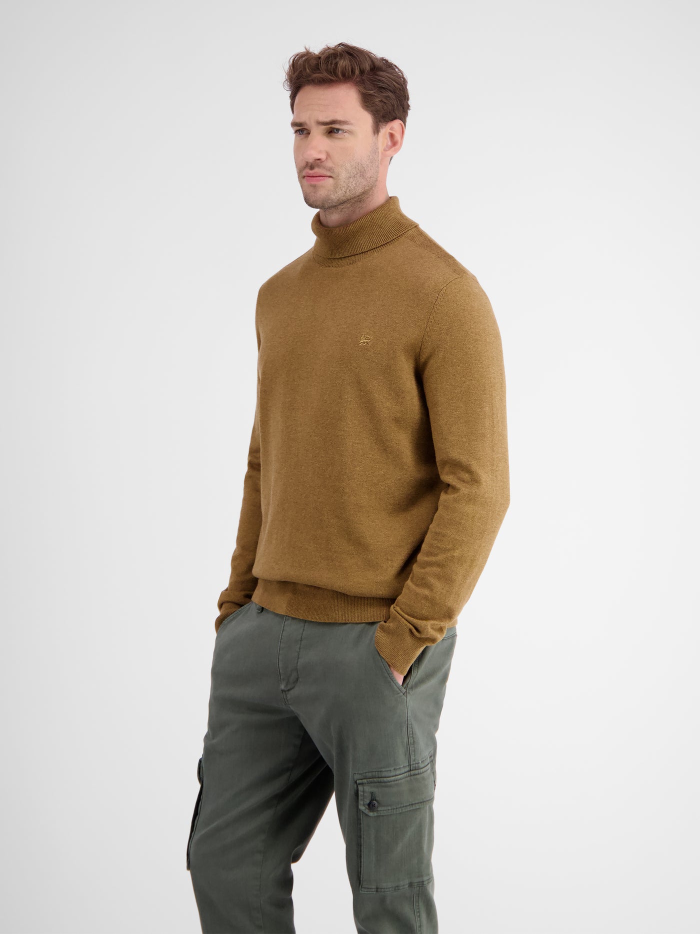 Turtleneck knitted sweater