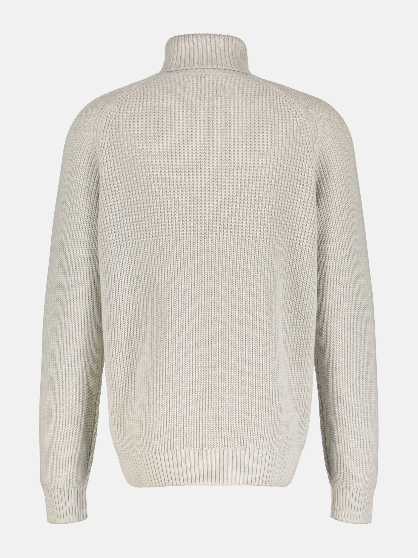 Stylish turtleneck sweater in structured knit quality