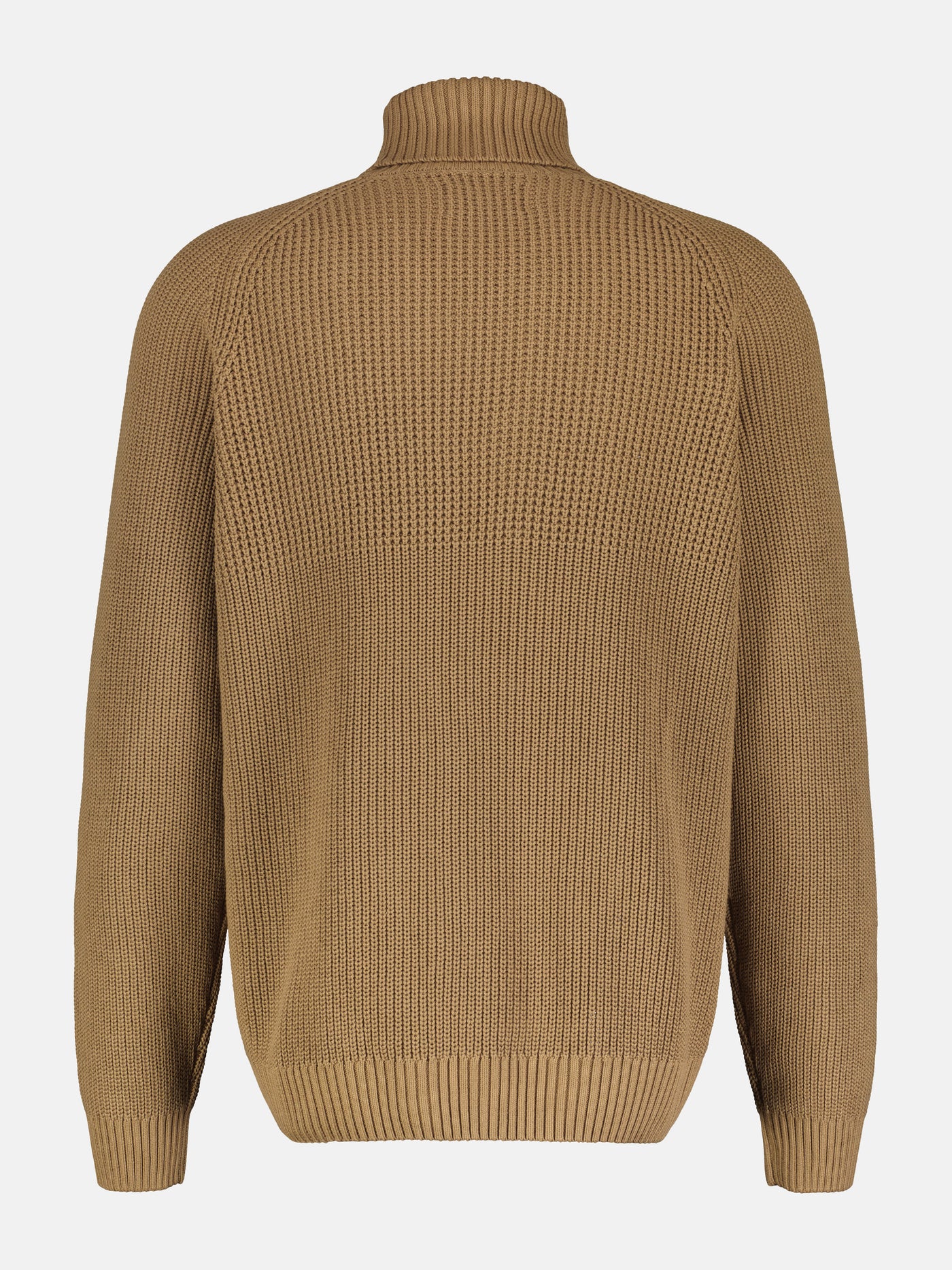 Stylish turtleneck sweater in structured knit quality