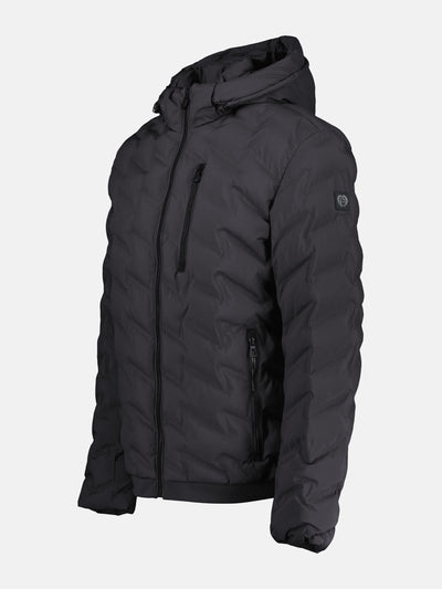 Sporty functional quilted jacket for men