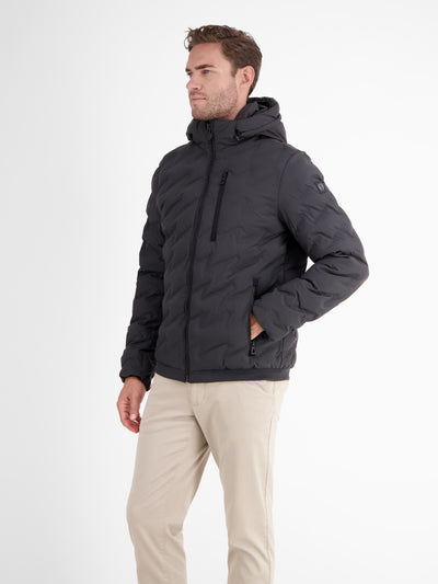 Sporty functional quilted jacket for men