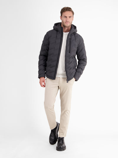 Sporty functional quilted jacket for men