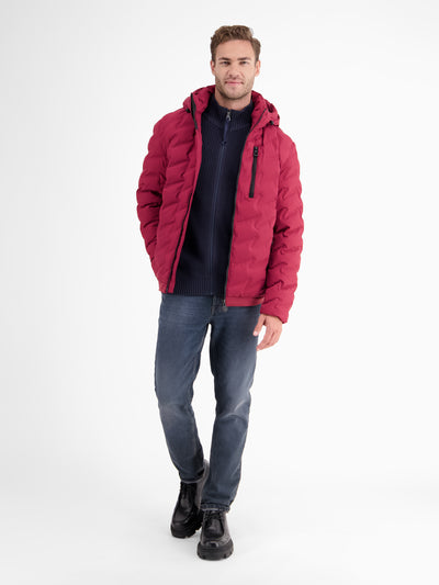 Sporty functional quilted jacket for men