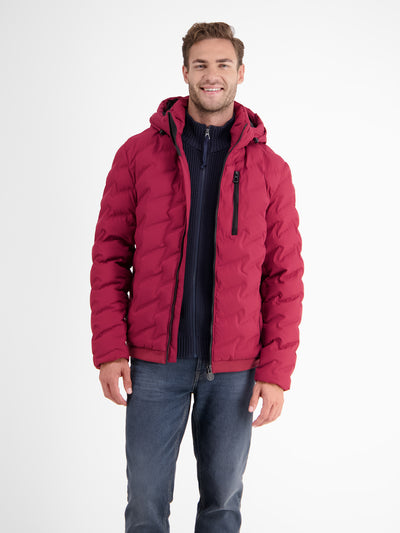 Sporty functional quilted jacket for men