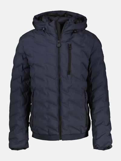 Sporty functional quilted jacket for men