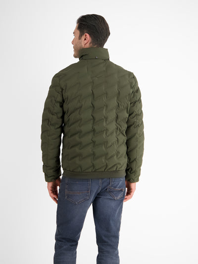 Sporty functional quilted jacket for men