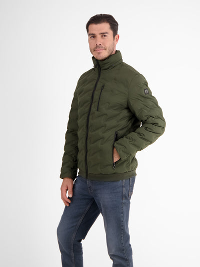 Sporty functional quilted jacket for men