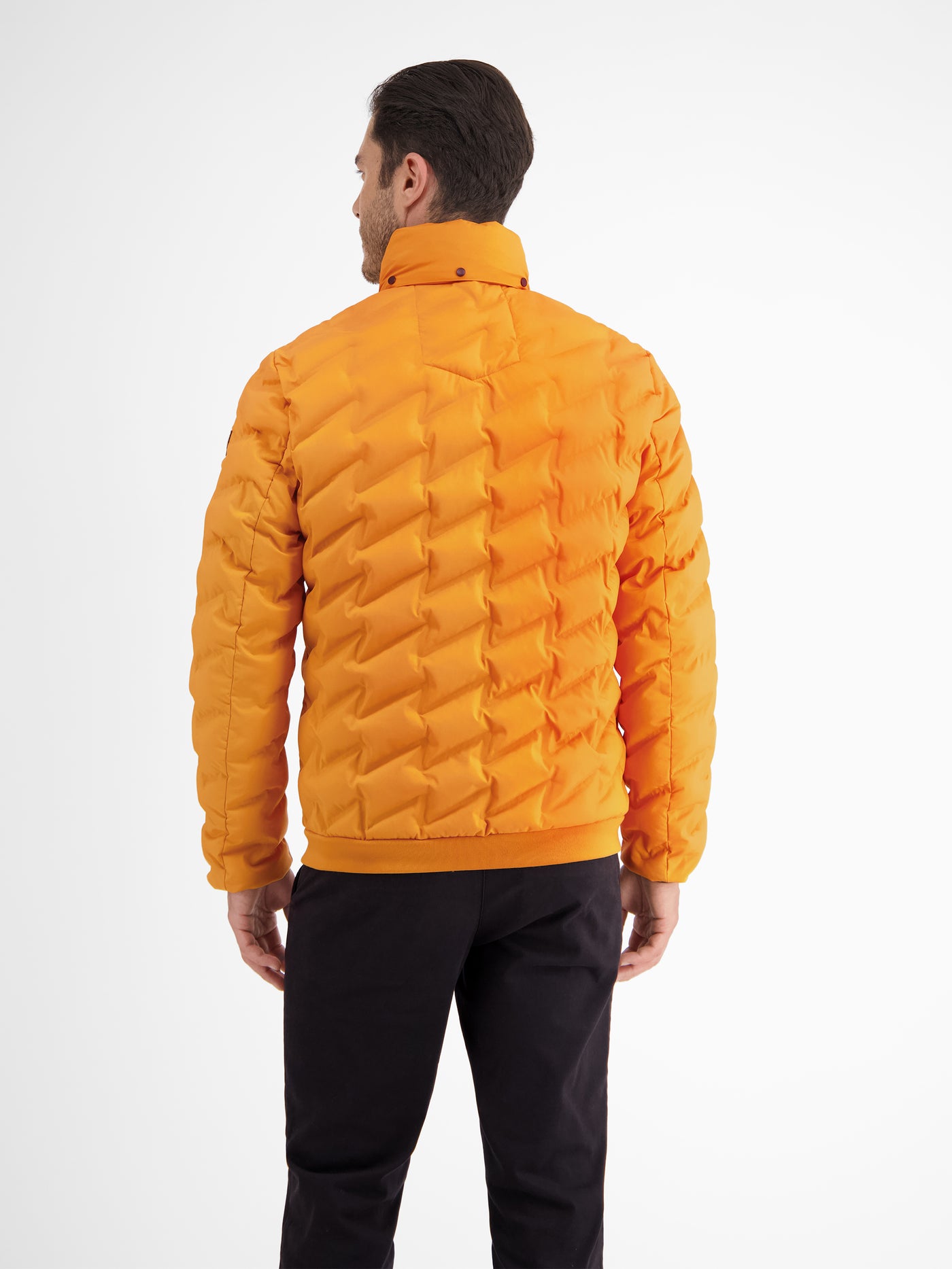 Sporty functional quilted jacket for men