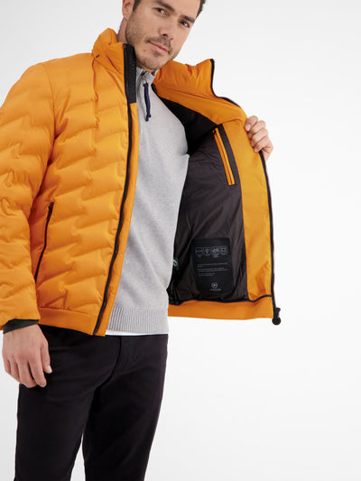 Sporty functional quilted jacket for men