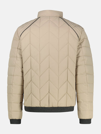 Men's quilted blouson with function