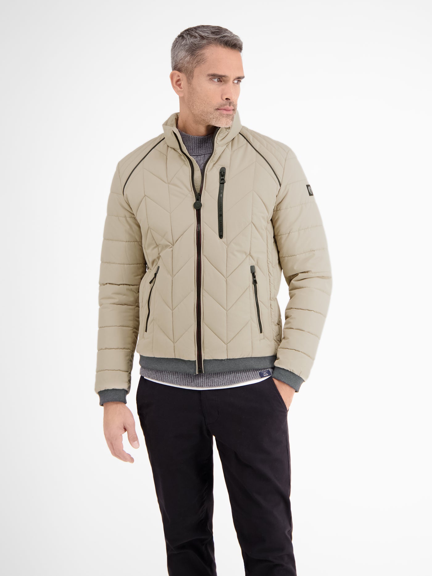 Men's quilted blouson with function