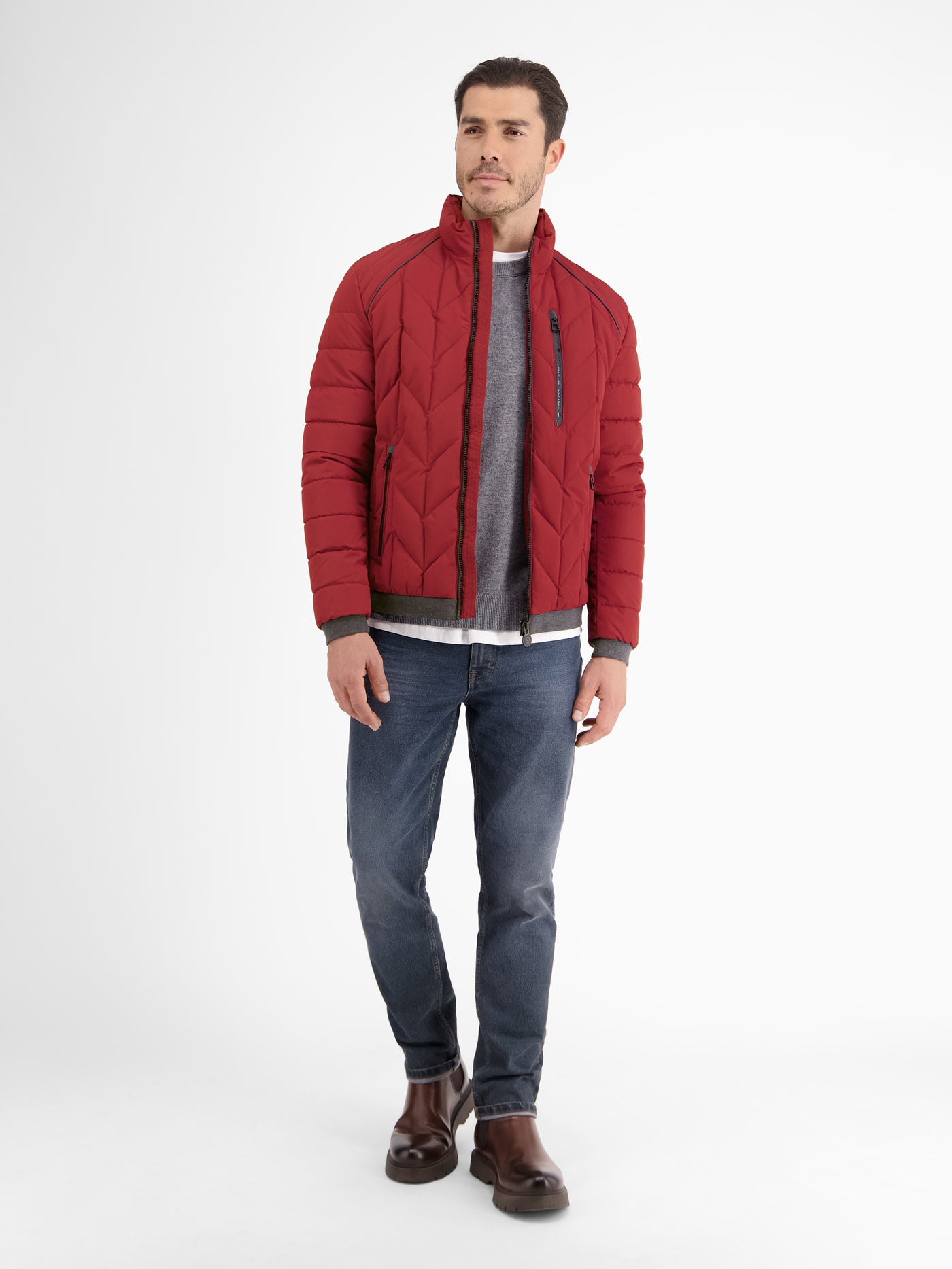 Men's quilted blouson with function