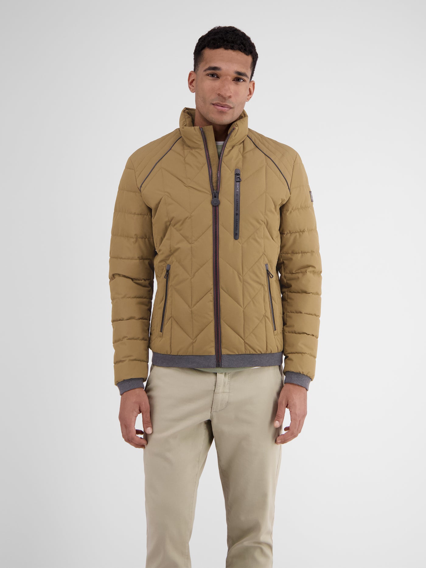 Men's quilted blouson with function