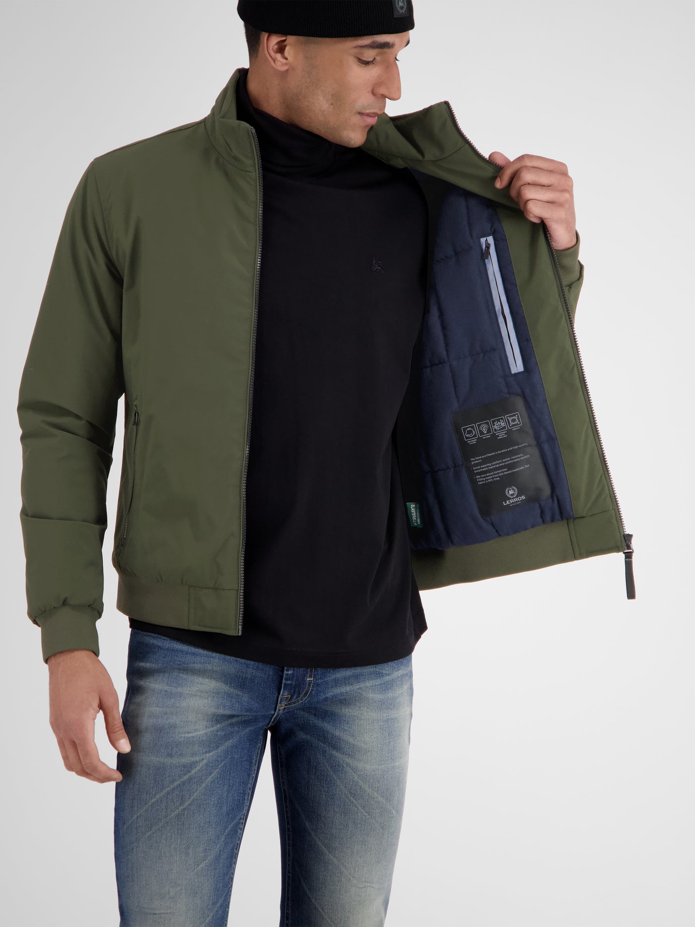 Functional men's blouson