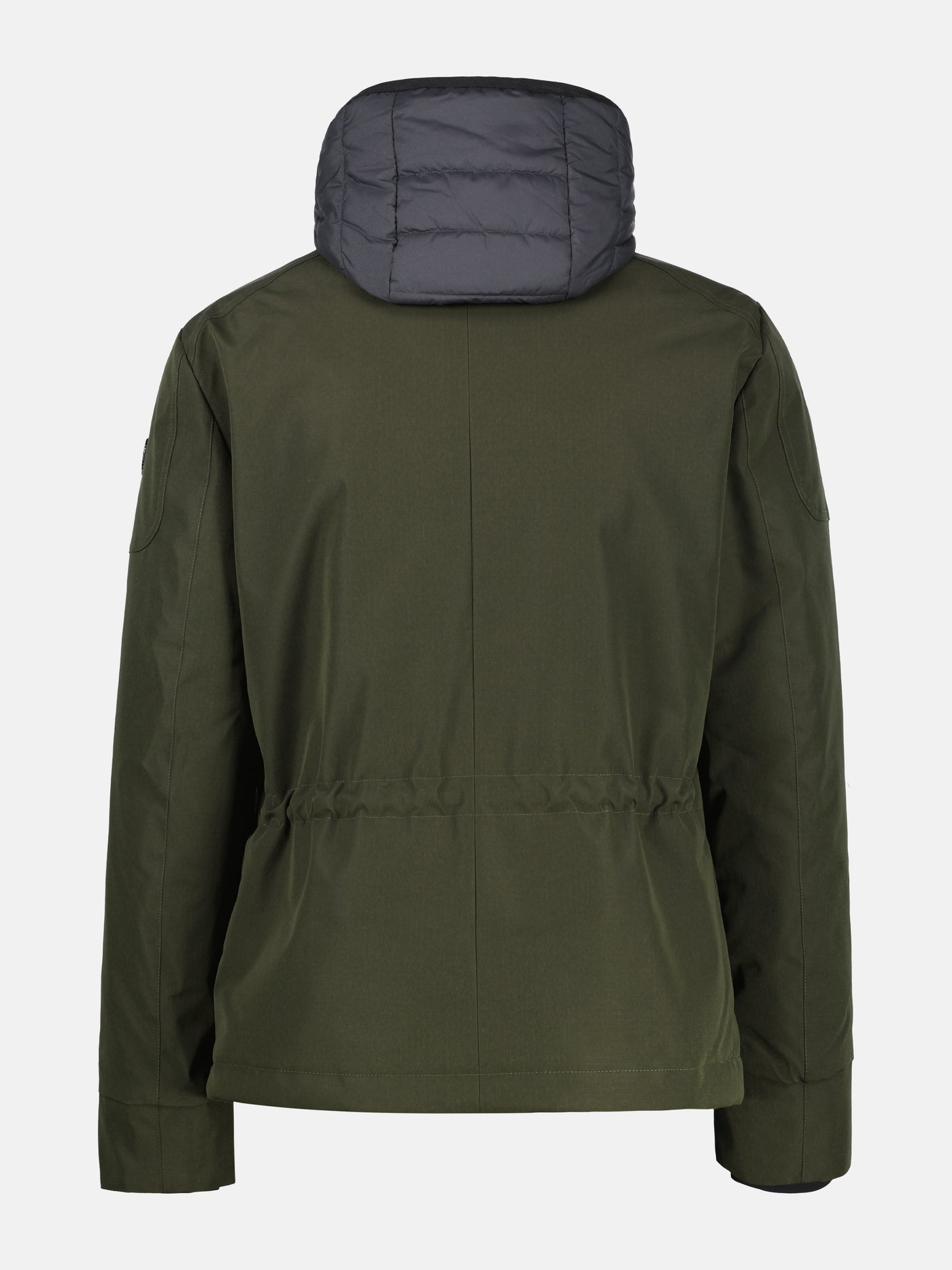 Field jacket with hood, lined