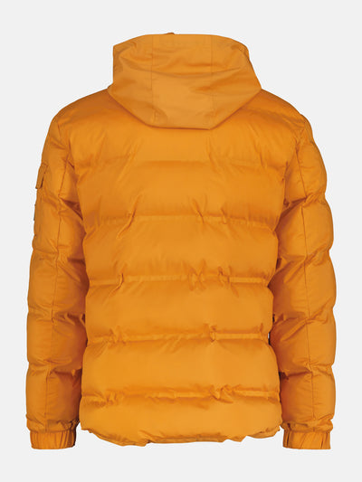 Warmly lined quilted blouson with hidden hood