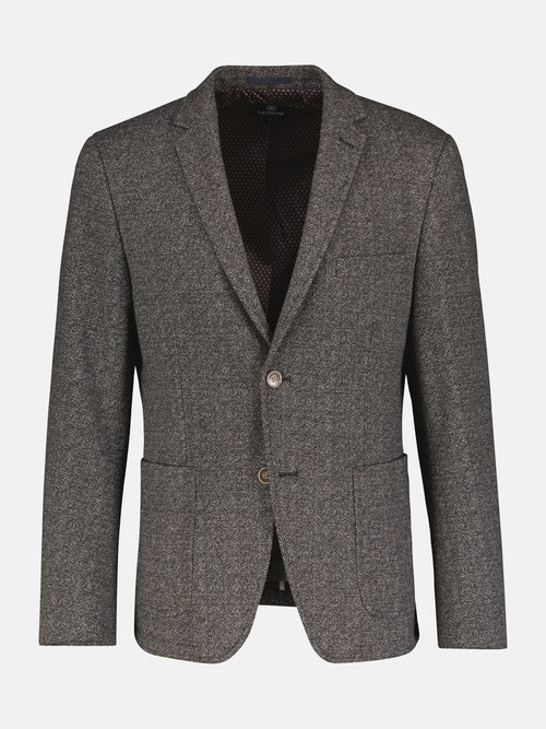 Lerros Blazer mit modern-lebendigem Fischgratmuster