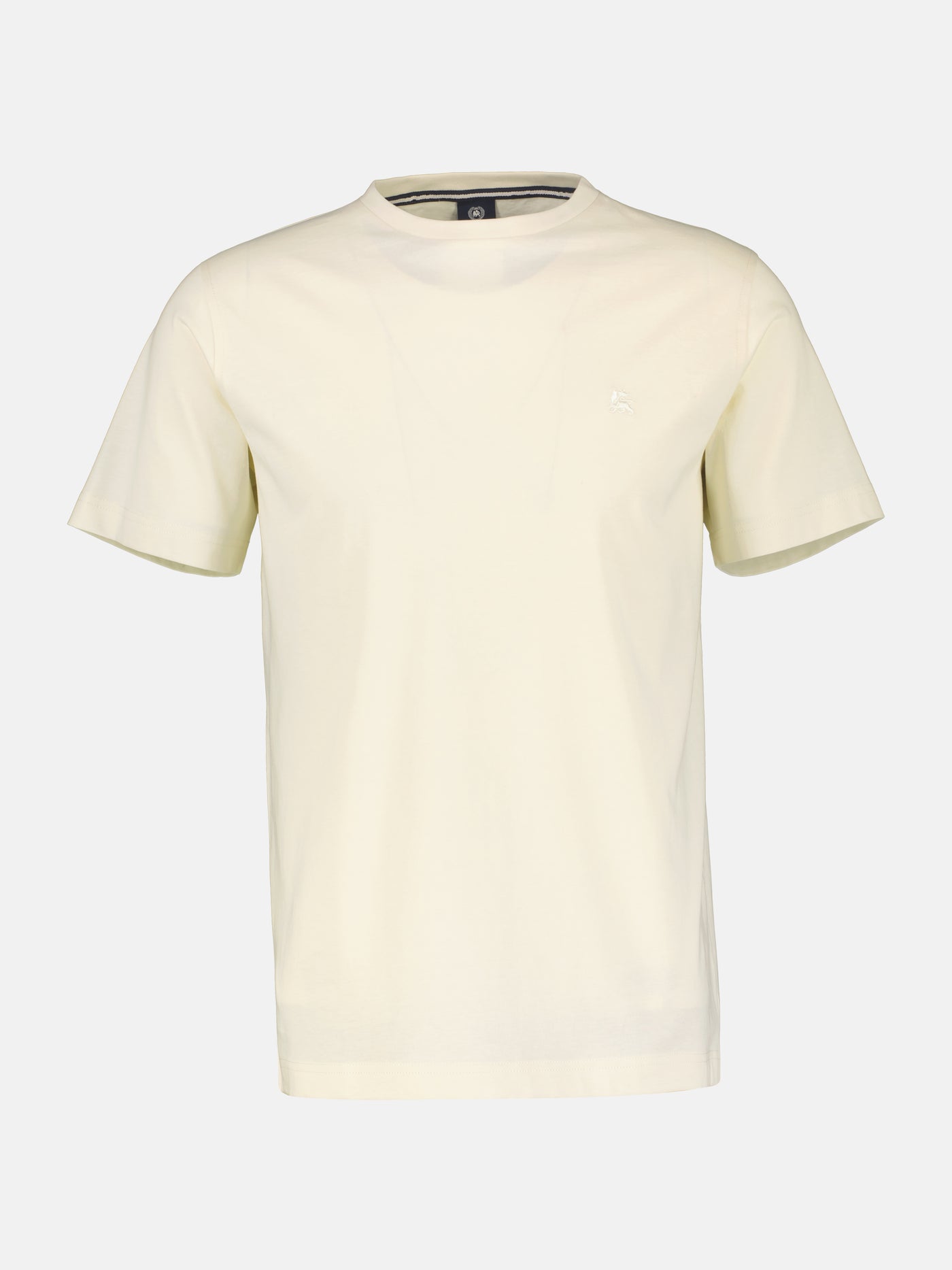 Basic T-shirt with logo stitch, plain