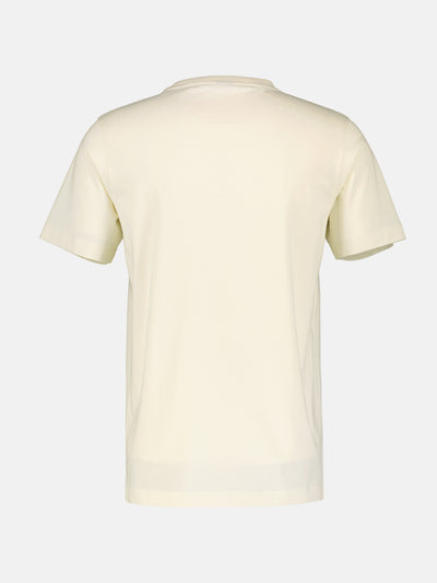 Basic T-shirt with logo stitch, plain