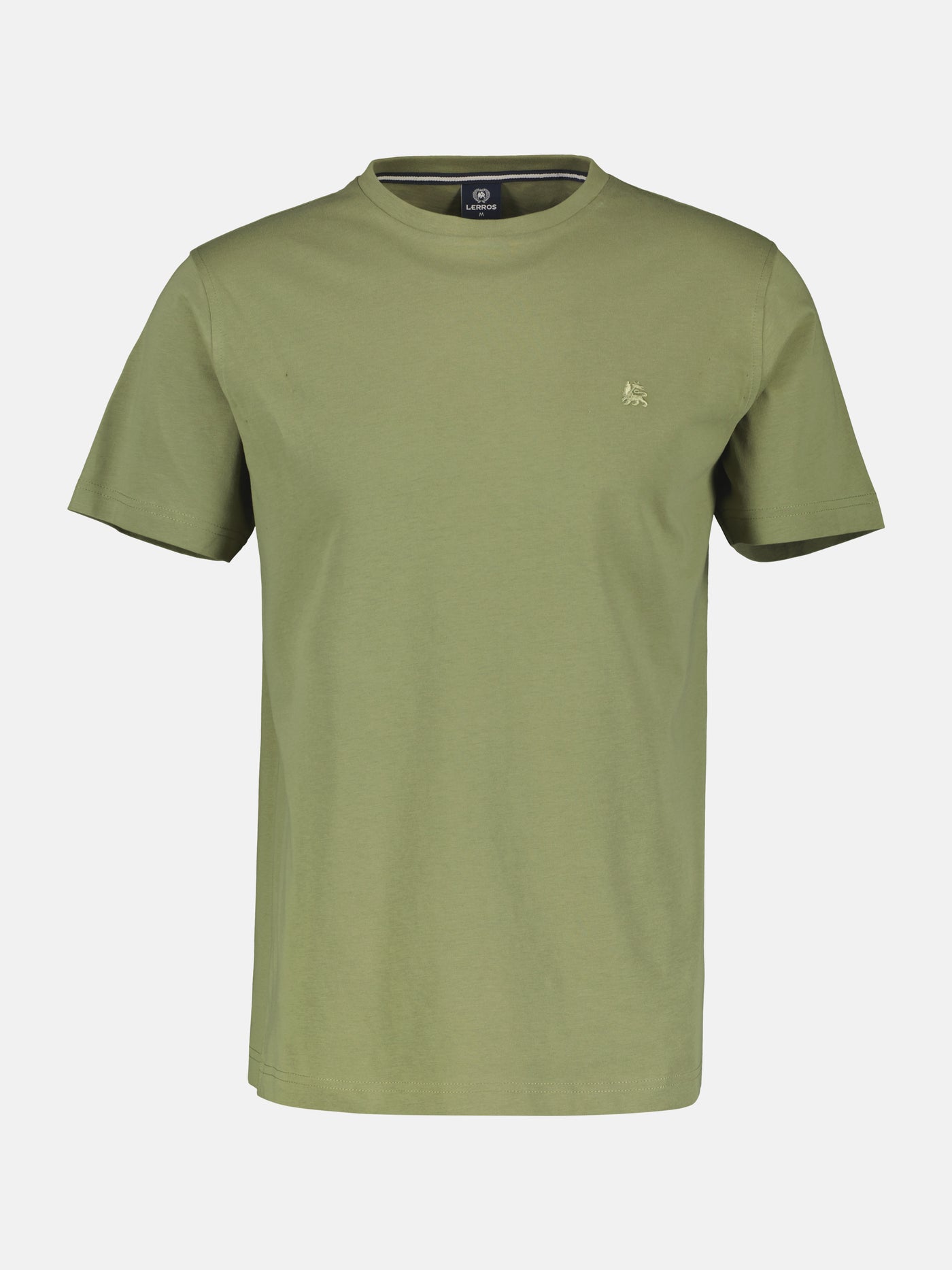 Basic T-shirt with logo stitch, plain